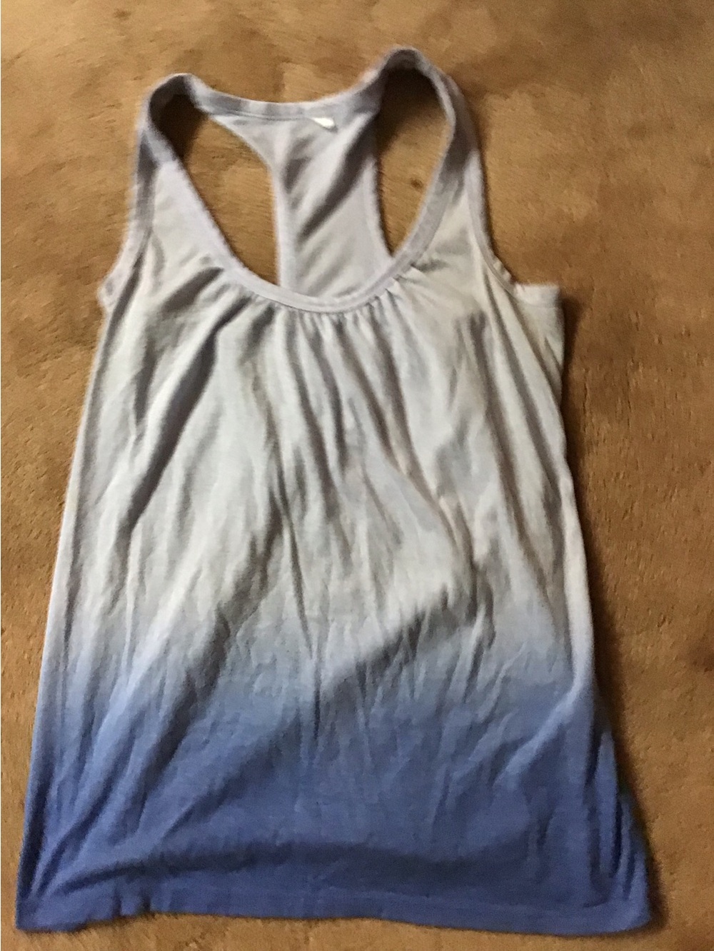 Women's Ombre Racerback Tank Top - Blue